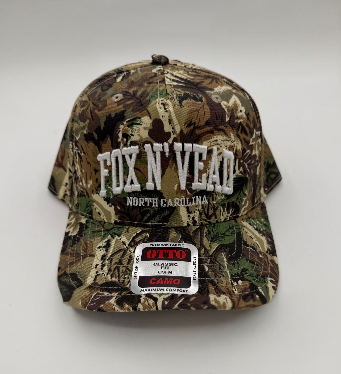 Limited Edition Fox N' Vead White Camo Hat