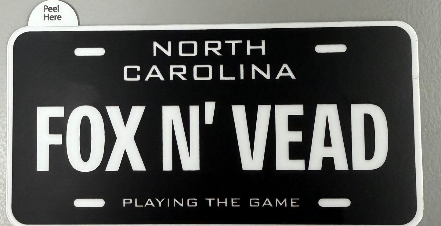 License Plate Sticker