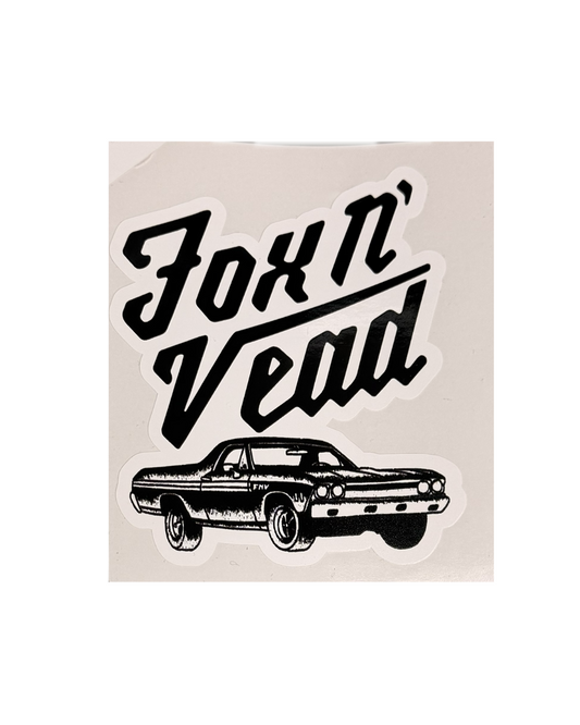 Fox N' Vead El Camino Sticker