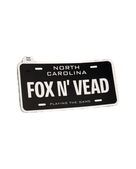 License Plate Sticker